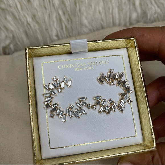 Christian Siriano Jewelry Christian Siriano Crescent Earrings
